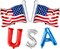 Latex Balloons USA Letter Banner & American Flag Balloons – 4th of July Patriotic Decorations for Independence Day, Memorial Day & American-Themed Parties